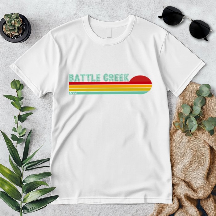 Retro Battle Creek Michigan Premium T-Shirt