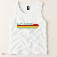 Retro Battle Creek Michigan Tank Top