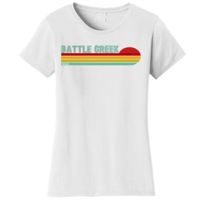 Retro Battle Creek Michigan Women's T-Shirt