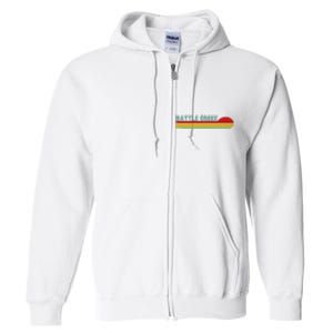 Retro Battle Creek Michigan Full Zip Hoodie