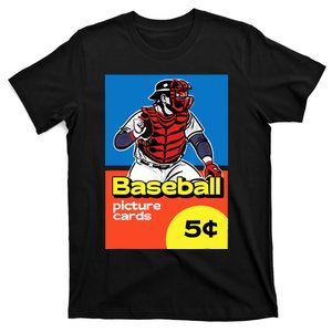 Retro Baseball Card Wax PackInspired Design Graphic T-Shirt