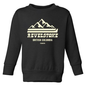 Revelstoke British Columbia Ski Logo Toddler Sweatshirt