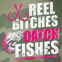 Reel Bitches Catch Fishes Funny Fishing Legacy Tie Dye Trucker Hat