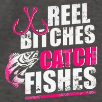 Reel Bitches Catch Fishes Funny Fishing Vector Backpack