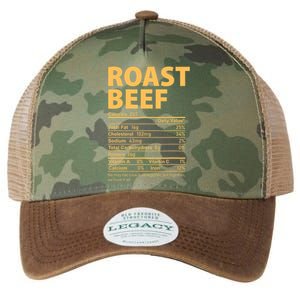 Roast Beef Costume Funny Thanksgiving Food Nutrition Facts Legacy Tie Dye Trucker Hat