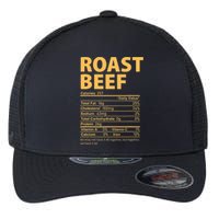 Roast Beef Costume Funny Thanksgiving Food Nutrition Facts Flexfit Unipanel Trucker Cap