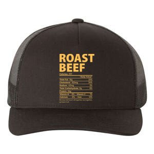 Roast Beef Costume Funny Thanksgiving Food Nutrition Facts Yupoong Adult 5-Panel Trucker Hat