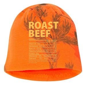 Roast Beef Costume Funny Thanksgiving Food Nutrition Facts Kati - Camo Knit Beanie