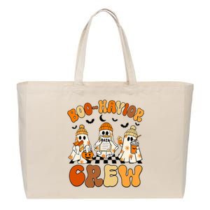 Retro Boohavior Crew Behavior Analyst Halloween Aba Rbt Cotton Canvas Jumbo Tote