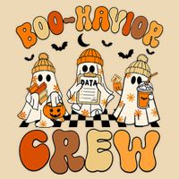 Retro Boohavior Crew Behavior Analyst Halloween Aba Rbt Drawstring Bag