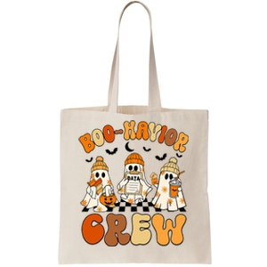 Retro Boohavior Crew Behavior Analyst Halloween Aba Rbt Tote Bag