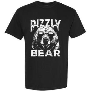 Rizzly Bear Cool Bear Wearing Sunglasses Rizz Garment-Dyed Heavyweight T-Shirt