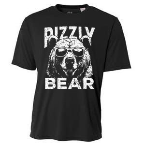 Rizzly Bear Cool Bear Wearing Sunglasses Rizz Cooling Performance Crew T-Shirt