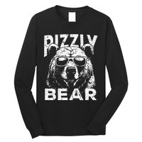 Rizzly Bear Cool Bear Wearing Sunglasses Rizz Long Sleeve Shirt