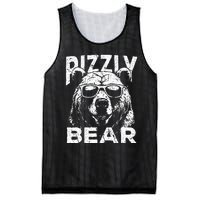 Rizzly Bear Cool Bear Wearing Sunglasses Rizz Mesh Reversible Basketball Jersey Tank