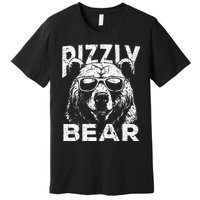 Rizzly Bear Cool Bear Wearing Sunglasses Rizz Premium T-Shirt