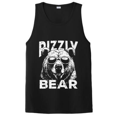 Rizzly Bear Cool Bear Wearing Sunglasses Rizz PosiCharge Competitor Tank