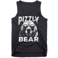 Rizzly Bear Cool Bear Wearing Sunglasses Rizz Tank Top