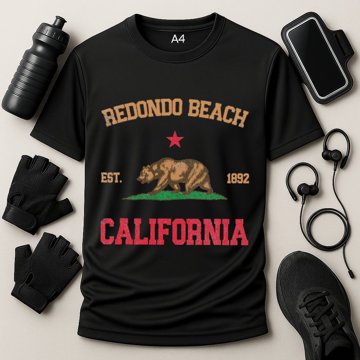 Redondo Beach California Cooling Performance Crew T-Shirt