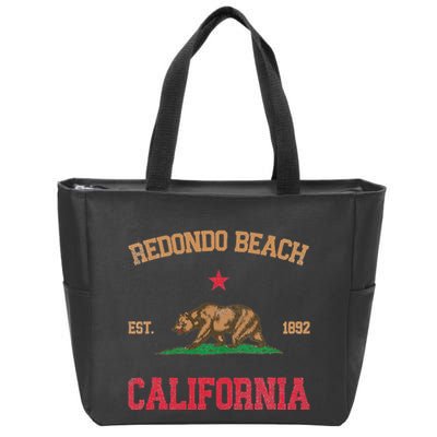 Redondo Beach California Zip Tote Bag
