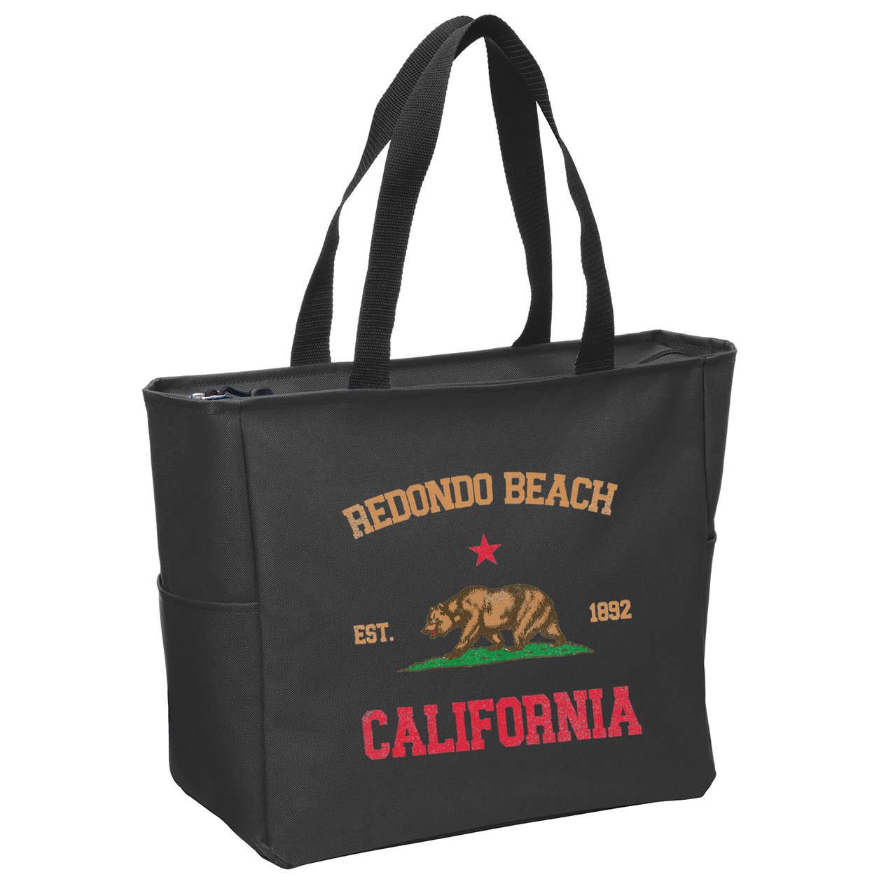 Redondo Beach California Zip Tote Bag