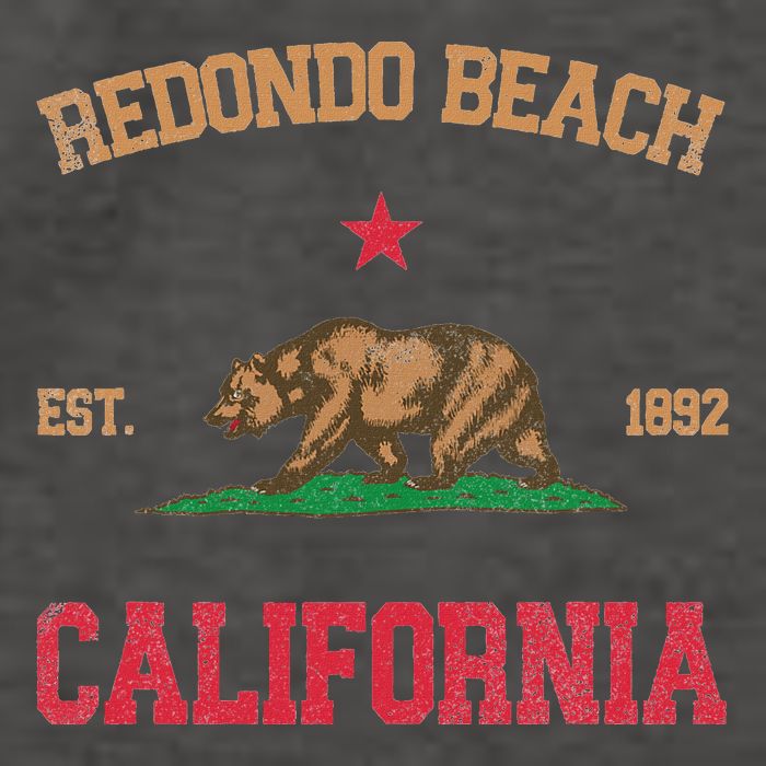 Redondo Beach California Vector Backpack