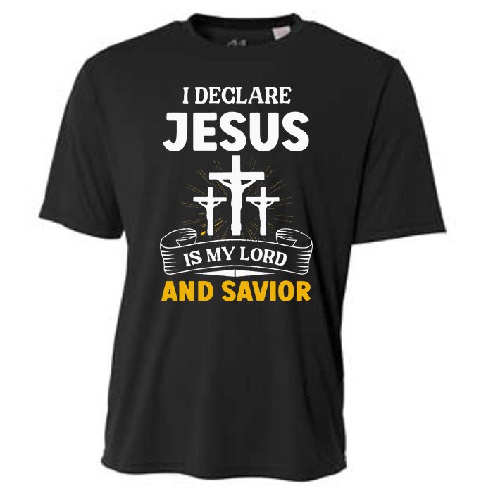 Religious Bible Church Jesus Is My Lord And Savior Cooling Performance Crew T-Shirt