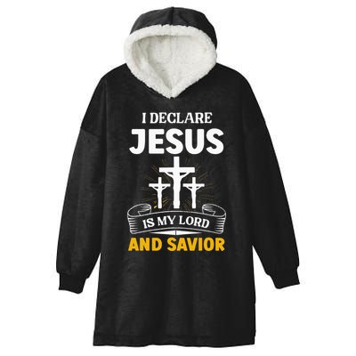 Religious Bible Church Jesus Is My Lord And Savior Hooded Wearable Blanket