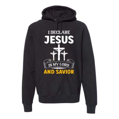 Religious Bible Church Jesus Is My Lord And Savior Premium Hoodie