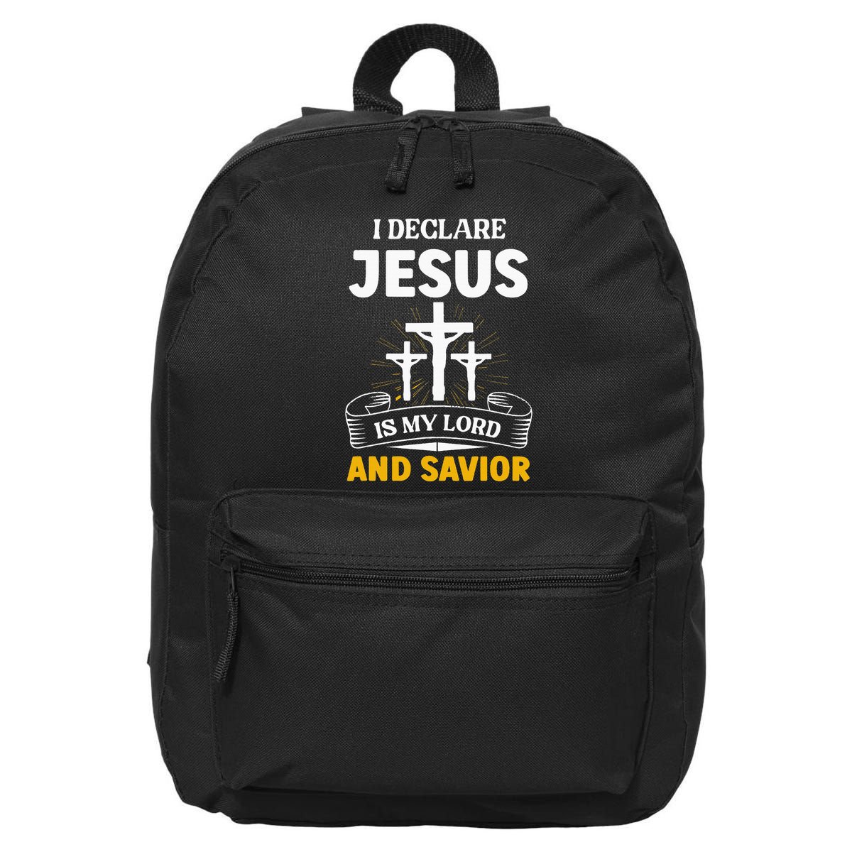 Religious Bible Church Jesus Is My Lord And Savior 16 in Basic Backpack