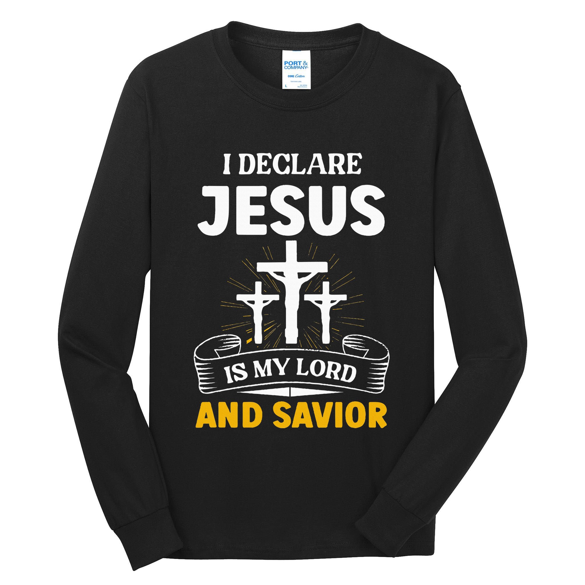 Religious Bible Church Jesus Is My Lord And Savior Tall Long Sleeve T-Shirt