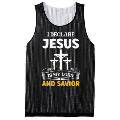 Religious Bible Church Jesus Is My Lord And Savior Mesh Reversible Basketball Jersey Tank