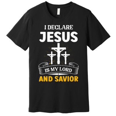 Religious Bible Church Jesus Is My Lord And Savior Premium T-Shirt