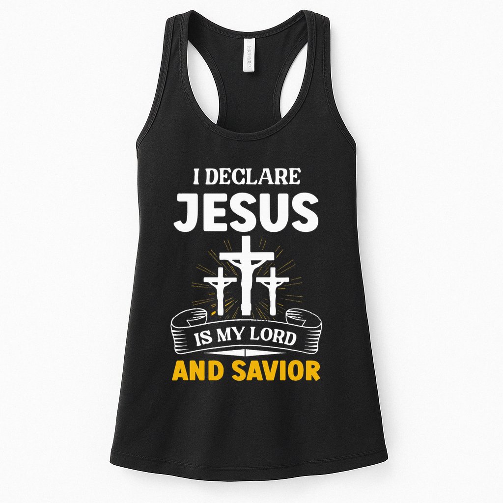 Religious Bible Church Jesus Is My Lord And Savior Womens Tank Top