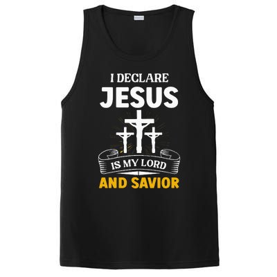 Religious Bible Church Jesus Is My Lord And Savior PosiCharge Competitor Tank