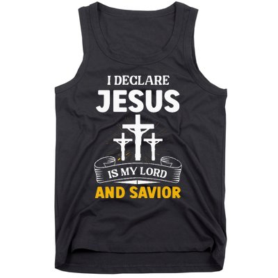 Religious Bible Church Jesus Is My Lord And Savior Tank Top