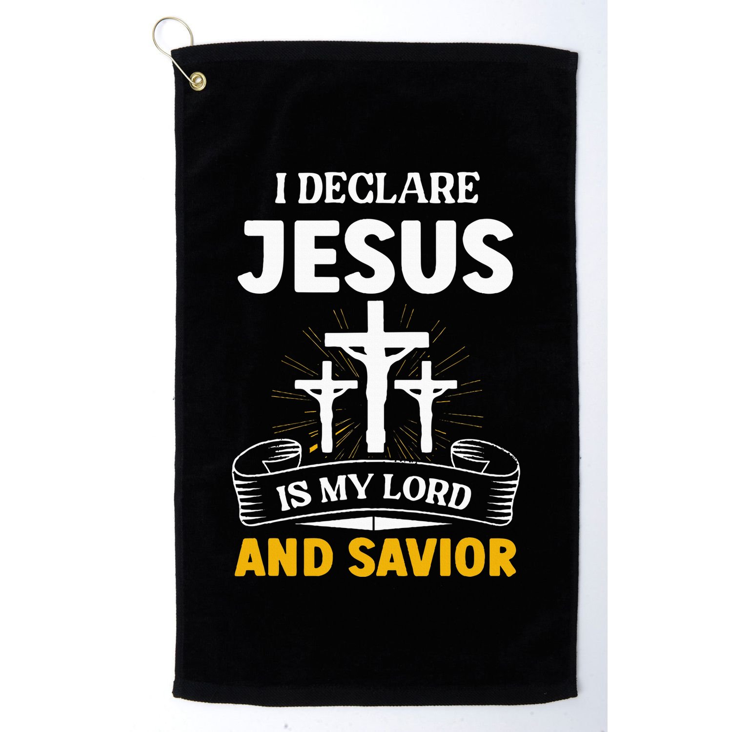 Religious Bible Church Jesus Is My Lord And Savior Golf Towel