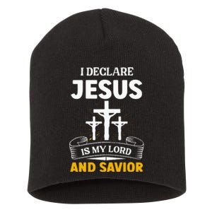 Religious Bible Church Jesus Is My Lord And Savior Short Acrylic Beanie