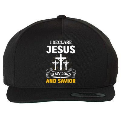 Religious Bible Church Jesus Is My Lord And Savior Wool Snapback Cap