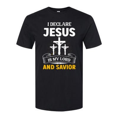 Religious Bible Church Jesus Is My Lord And Savior Softstyle® CVC T-Shirt