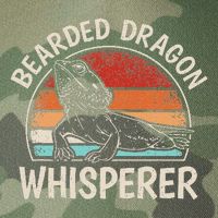 Retro Bearded Dragon Whisperer Funny Reptile Lizard Legacy Tie Dye Trucker Hat