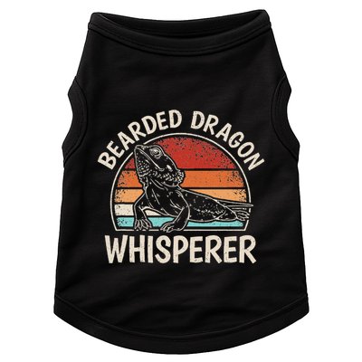 Retro Bearded Dragon Whisperer Funny Reptile Lizard Doggie Tank