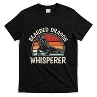 Retro Bearded Dragon Whisperer Funny Reptile Lizard T-Shirt