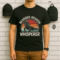 Retro Bearded Dragon Whisperer Funny Reptile Lizard T-Shirt