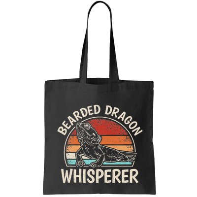 Retro Bearded Dragon Whisperer Funny Reptile Lizard Bag