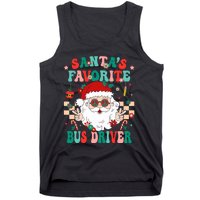 Retro Bus Driver Christmas Santa Favorite Bus Driver Tank Top