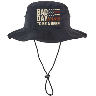 Retro Bad Day To Be Beer Usa Flag Beer 4th Of July Legacy Cool Fit Booney Bucket Hat