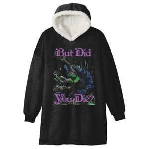 Raskolapparel But Did You Die Hooded Wearable Blanket