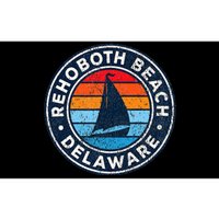 Rehoboth Beach Delaware De Vintage Sailboat Bumper Sticker