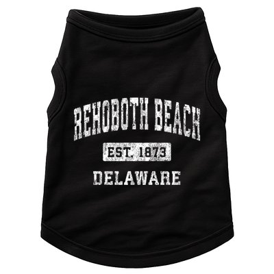 Rehoboth Beach Delaware De Vintage Established Sports Doggie Tank